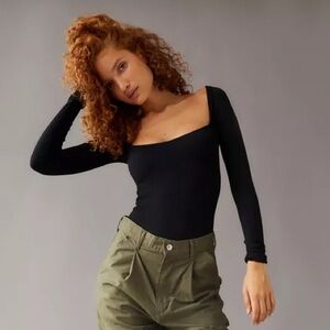 Out From Under by Urban Outfitters Marianne Seamless Long Sleeve Bodysuit